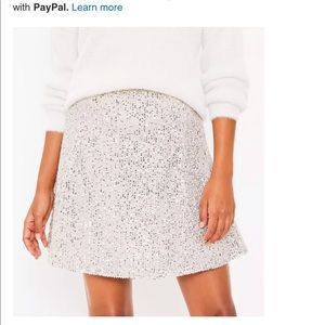 Loft Sequin Skirt